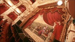 Inside of the Lyceum Theatre in Sheffield