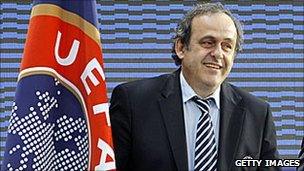 Uefa president and former France star Michel Platini