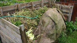 A compost heap