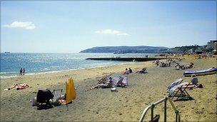 Shanklin beach