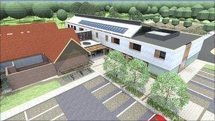 Artist's impression of new urgent care centre