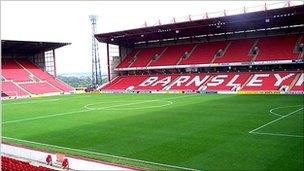Oakwell, ground of Barnsley FC