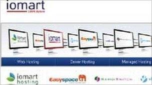 Iomart web page