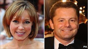 Sian Williams and Chris Hollins