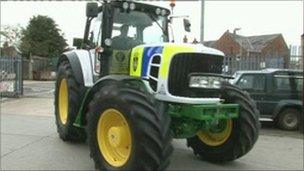 Police tractor