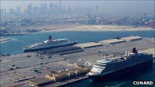 QE2 & Queen Elizabeth