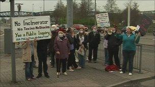 Plymouth incinerator protest