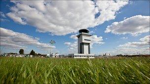 London Southend Airport control tower