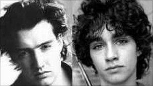 Ivan (left) in the 1980s is played by Robert Sheehan