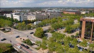 Milton Keynes town centre