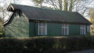 South Wonston tin church