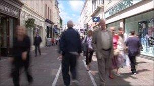 People in King Street