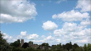 Clouds over Cotswolds