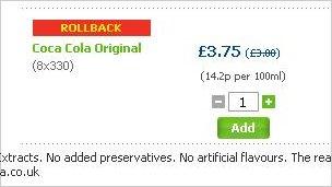 Asda's online shopping website