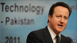 David Cameron in Pakistan