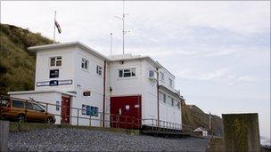 The lifeboat station at Sheringham