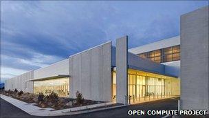 Exterior Facebook data centre