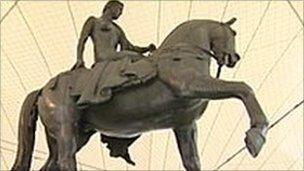 Lady Godiva statue in Coventry