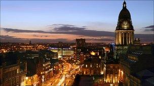 Leeds at night (Welcome to Yorkshire)