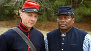 Civil War re-enactors