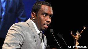 Sean "Diddy" Combs at Jackie Robinson Foundation Awards Gala.