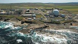 Dounreay site, aerial view