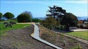 Sensory garden at Delancey Park