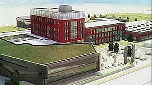 West Notts College artists impression