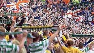 Celtic and Rangers fans