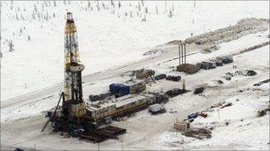 Siberian oil field