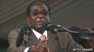 President Robert Mugabe of Zimbabwe