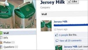 Jersey Milk Facebook page