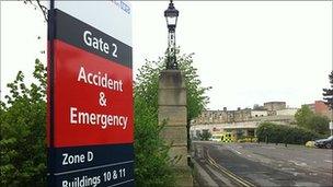 Sign at RUH Bath