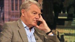 Lord Ashdown pictured in 2009