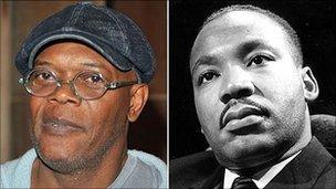 Samuel L Jackson and Martin Luther King