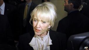 Republican Arizona Governor Jan Brewer, in a February file photo