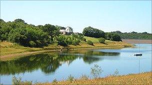 Generic photo of Roadford Reservoir in Devon Pic: Geoff Bonnell