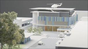 Artist's impression of A&E