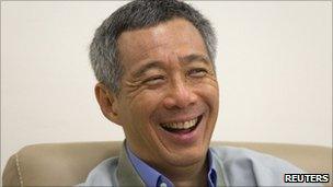 Singapore Prime Minister Lee Hsien Loong, in a file image from 2 November 2010