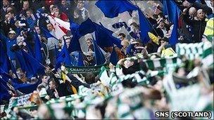 Rangers and Celtic fans