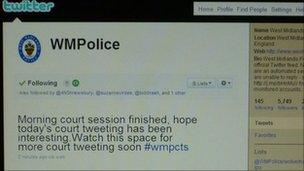 West Midlands Police Twitter feed