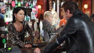 Kat Moon (Jessie Wallace) and Alfie Moon (Shane Richie) from EastEnders