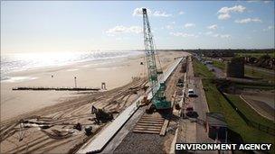 Dymchurch sea wall