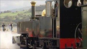 Welsh Highland locomotive