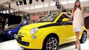 Fiat 500 at Shanghai motor show