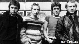 The Sex Pistols in 1976