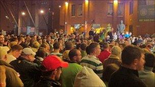 Celtic Park vigil