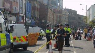 Police on Cheltenham Road