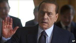 Silvio Berlusconi, file pic from 22 April 2011