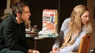 Ben Stiller and Edie Falco in The House of Blue Leaves